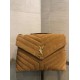 Replica Saint Laurent Loulou Medium Bag In Brown Suede Leather Fake Saint Laurent Loulou Medium Bag In Brown Suede Leather Replica