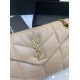 Fake Saint Laurent Small Loulou Puffer Bag In Beige Lambskin Replica Fake Saint Laurent Small Loulou Puffer Bag In Beige Lambskin Replica