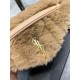 Fake Saint Laurent Loulou Small Bag In Beige Shearling Replica Fake Saint Laurent Loulou Small Bag In Beige Shearling Replica
