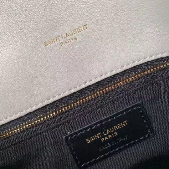 Replica Saint Laurent Loulou Puffer Medium Bag In Ivory Lambskin Replica Saint Laurent Loulou Puffer Medium Bag In Ivory Lambskin