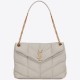 Replica Saint Laurent Loulou Puffer Medium Bag In Ivory Lambskin Replica Saint Laurent Loulou Puffer Medium Bag In Ivory Lambskin