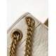 Fake Saint Laurent Niki Medium Chain Bag in White Grained Lambskin Replica Fake Saint Laurent Niki Medium Chain Bag in White Grained Lambskin Replica