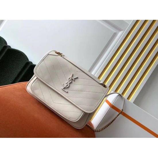Replica Saint Laurent Niki Medium Bag In White Lambskin Replica Saint Laurent Niki Medium Bag In White Lambskin