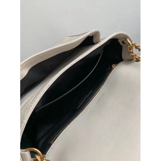 Replica Saint Laurent Niki Medium Bag In White Lambskin Replica Saint Laurent Niki Medium Bag In White Lambskin