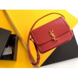 Replica Saint Laurent Solferino Medium Bag In Red Calfskin Replica Saint Laurent Solferino Medium Bag In Red Calfskin