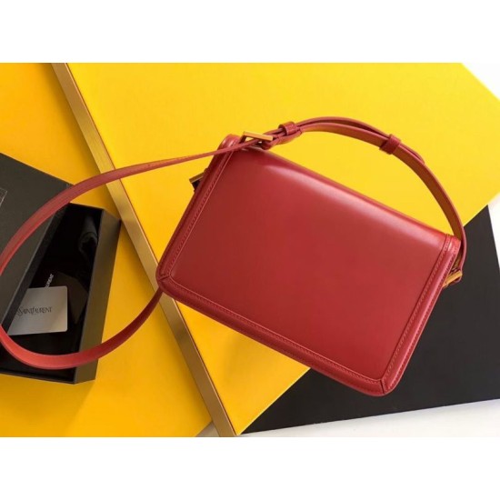 Replica Saint Laurent Solferino Medium Bag In Red Calfskin Replica Saint Laurent Solferino Medium Bag In Red Calfskin