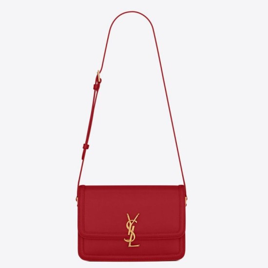 Replica Saint Laurent Solferino Medium Bag In Red Calfskin Replica Saint Laurent Solferino Medium Bag In Red Calfskin