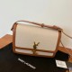 Fake Saint Laurent Solferino Medium Bag In Canvas with Calfskin Replica Replica Saint Laurent Solferino Medium Bag In Canvas with Calfskin
