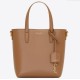Fake Saint Laurent Mini Toy Shopping Bag in Brown Calfskin Replica Replica Saint Laurent Mini Toy Shopping Bag in Brown Calfskin