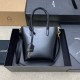 Replica Saint Laurent Mini Toy Shopping Bag in Black Calfskin Replica Saint Laurent Mini Toy Shopping Bag in Black Calfskin