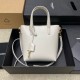 Replica Saint Laurent Mini Toy Shopping Bag in White Calfskin Fake Saint Laurent Mini Toy Shopping Bag in White Calfskin Replica