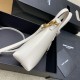 Replica Saint Laurent Mini Toy Shopping Bag in White Calfskin Fake Saint Laurent Mini Toy Shopping Bag in White Calfskin Replica