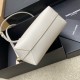Replica Saint Laurent Mini Toy Shopping Bag in White Calfskin Fake Saint Laurent Mini Toy Shopping Bag in White Calfskin Replica