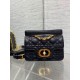 Replica Dior Mini Jolie Top Handle Bag Black Cannage Calfskin Fake Dior Mini Jolie Top Handle Bag Black Cannage Calfskin Replica