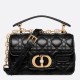 Replica Dior Mini Jolie Top Handle Bag Black Cannage Calfskin Fake Dior Mini Jolie Top Handle Bag Black Cannage Calfskin Replica