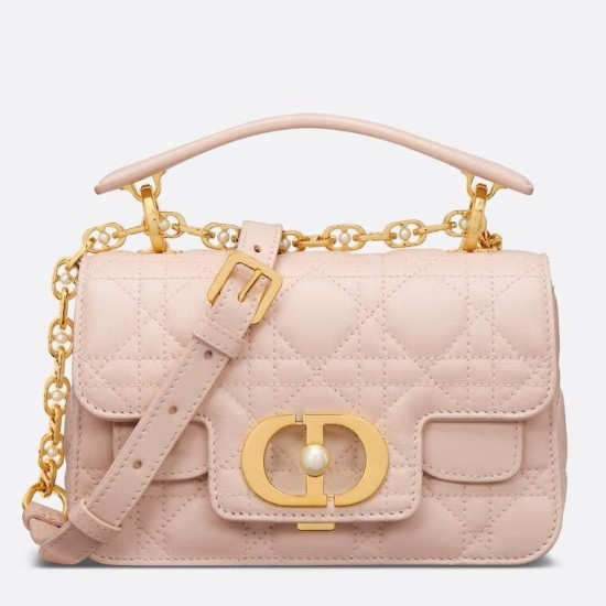 Replica Dior Mini Jolie Top Handle Bag Pink Cannage Calfskin Fake Dior Mini Jolie Top Handle Bag Pink Cannage Calfskin Replica