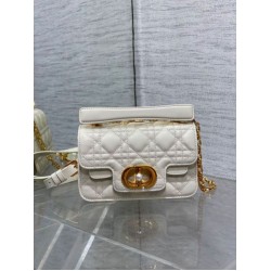 Replica Dior Mini Jolie Top Handle Bag White Cannage Calfskin Replica Dior Mini Jolie Top Handle Bag White Cannage Calfskin