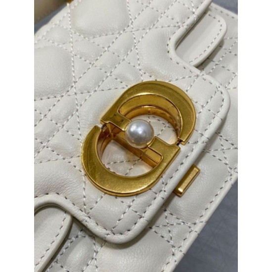 Replica Dior Mini Jolie Top Handle Bag White Cannage Calfskin Replica Dior Mini Jolie Top Handle Bag White Cannage Calfskin