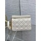 Replica Dior Mini Jolie Top Handle Bag White Cannage Calfskin Replica Dior Mini Jolie Top Handle Bag White Cannage Calfskin