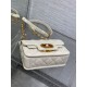 Replica Dior Mini Jolie Top Handle Bag White Cannage Calfskin Replica Dior Mini Jolie Top Handle Bag White Cannage Calfskin