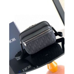 Replica Dior Rider 2.0 Zipped Messenger Bag Black Oblique with Black Replica Dior Rider 2.0 Zipped Messenger Bag Black Oblique with Black