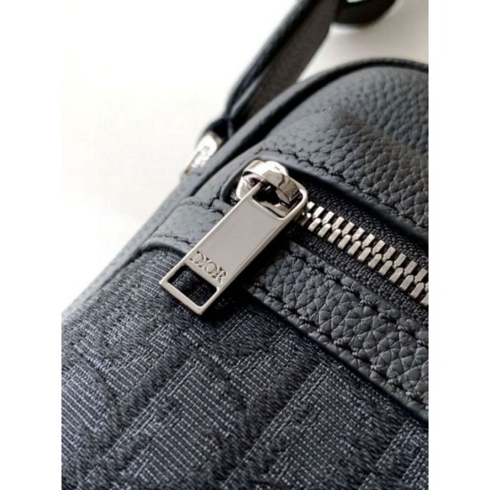 Replica Dior Rider 2.0 Zipped Messenger Bag Black Oblique with Black Replica Dior Rider 2.0 Zipped Messenger Bag Black Oblique with Black