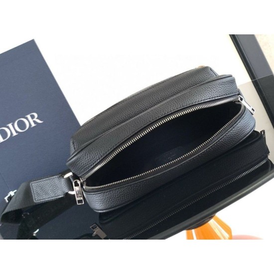 Replica Dior Rider 2.0 Zipped Messenger Bag Black Oblique with Black Replica Dior Rider 2.0 Zipped Messenger Bag Black Oblique with Black