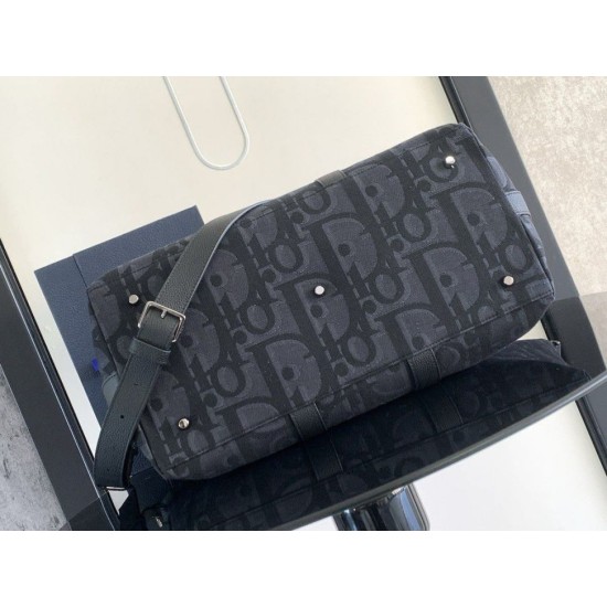Fake Dior Weekender 40 Bag Black Maxi Dior Oblique Jacquard Replica Replica Dior Weekender 40 Bag Black Maxi Dior Oblique Jacquard