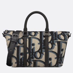 Replica Dior Weekender 25 Bag Beige Maxi Dior Oblique Jacquard