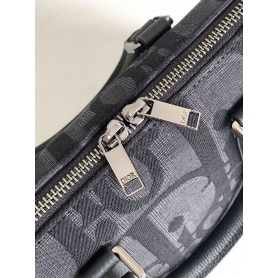 Replica Dior Weekender 25 Bag Black Maxi Dior Oblique Jacquard Replica Dior Weekender 25 Bag Black Maxi Dior Oblique Jacquard