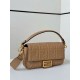 Fake Fendi Medium Baguette Bag Beige FF Nappa Replica Fake Fendi Medium Baguette Bag Beige FF Nappa Replica