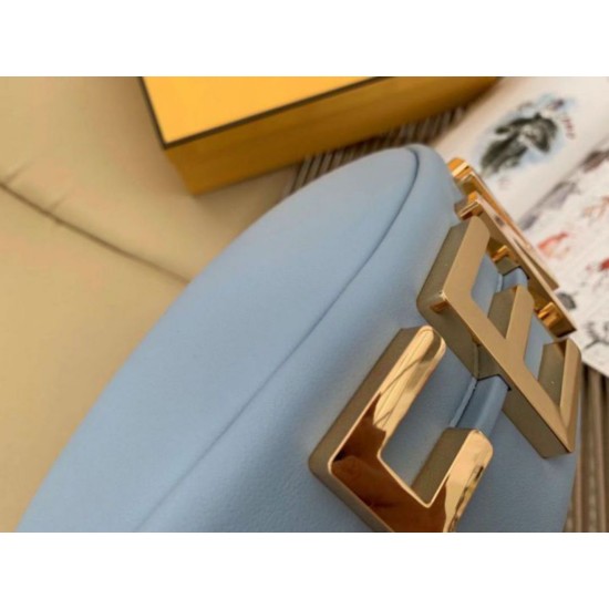 Replica Fendi Fendigraphy Small Hobo Bag Light Blue Fake Fendi Fendigraphy Small Hobo Bag Light Blue Replica