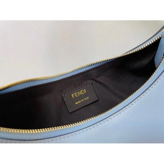 Replica Fendi Fendigraphy Small Hobo Bag Light Blue Fake Fendi Fendigraphy Small Hobo Bag Light Blue Replica