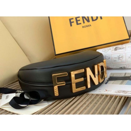Replica Fendi Fendigraphy Small Hobo Bag Black Replica Fendi Fendigraphy Small Hobo Bag Black