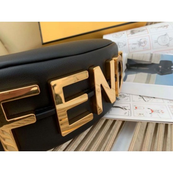 Replica Fendi Fendigraphy Small Hobo Bag Black Replica Fendi Fendigraphy Small Hobo Bag Black