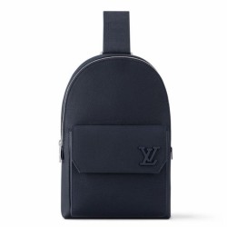 Replica Louis Vuitton Pilot Slingbag Navy Blue LV Aerogram M11601