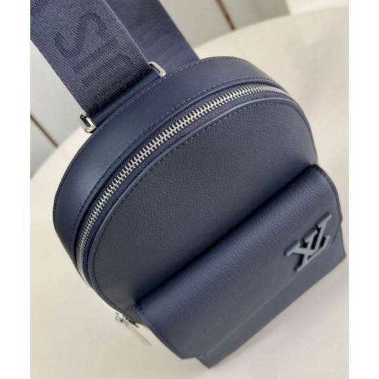 Fake Louis Vuitton Pilot Slingbag Navy Blue LV Aerogram M11601 Replica Replica Louis Vuitton Pilot Slingbag Navy Blue LV Aerogram M11601