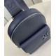 Fake Louis Vuitton Pilot Slingbag Navy Blue LV Aerogram M11601 Replica Replica Louis Vuitton Pilot Slingbag Navy Blue LV Aerogram M11601