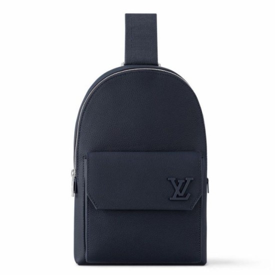 Fake Louis Vuitton Pilot Slingbag Navy Blue LV Aerogram M11601 Replica Replica Louis Vuitton Pilot Slingbag Navy Blue LV Aerogram M11601