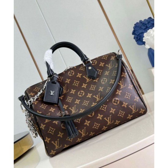 Replica Louis Vuitton Speedy Soft 30 Dark Bag Monogram Canvas M12243 Replica Louis Vuitton Speedy Soft 30 Dark Bag Monogram Canvas M12243