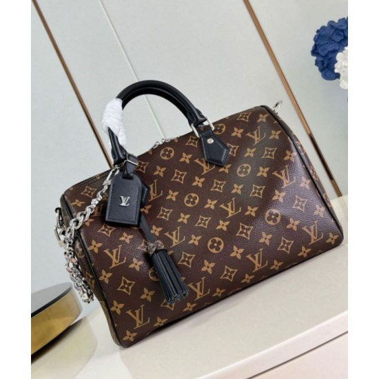 Replica Louis Vuitton Speedy Soft 30 Dark Bag Monogram Canvas M12243 Replica Louis Vuitton Speedy Soft 30 Dark Bag Monogram Canvas M12243