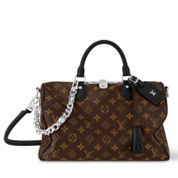 Replica Louis Vuitton Speedy Soft 30 Dark Bag Monogram Canvas M12243