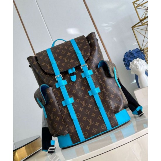 Replica Louis Vuitton Christopher MM Backpack Monogram Macassar Canvas M12729 Replica Louis Vuitton Christopher MM Backpack Monogram Macassar Canvas M12729