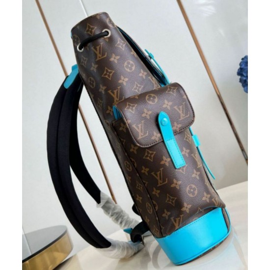 Replica Louis Vuitton Christopher MM Backpack Monogram Macassar Canvas M12729 Replica Louis Vuitton Christopher MM Backpack Monogram Macassar Canvas M12729
