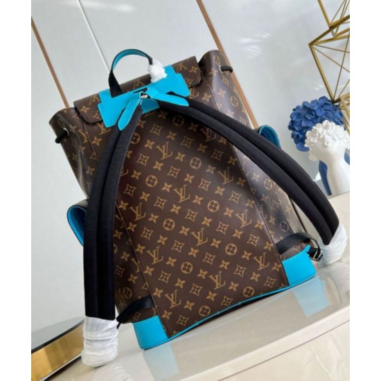 Replica Louis Vuitton Christopher MM Backpack Monogram Macassar Canvas M12729 Replica Louis Vuitton Christopher MM Backpack Monogram Macassar Canvas M12729