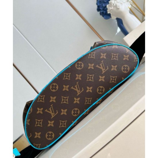 Replica Louis Vuitton Christopher MM Backpack Monogram Macassar Canvas M12729 Replica Louis Vuitton Christopher MM Backpack Monogram Macassar Canvas M12729