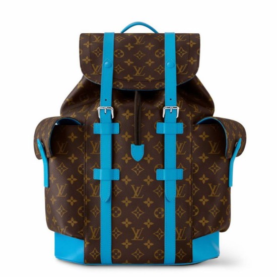 Replica Louis Vuitton Christopher MM Backpack Monogram Macassar Canvas M12729 Replica Louis Vuitton Christopher MM Backpack Monogram Macassar Canvas M12729