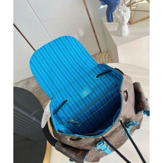 Replica Louis Vuitton Christopher MM Backpack Monogram Macassar Canvas M12729 Replica Louis Vuitton Christopher MM Backpack Monogram Macassar Canvas M12729