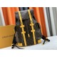 Fake Louis Vuitton Christopher MM Backpack Monogram Macassar Canvas M13202 Replica Replica Louis Vuitton Christopher MM Backpack Monogram Macassar Canvas M13202