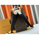 Fake Louis Vuitton Christopher MM Backpack Monogram Macassar Canvas M13202 Replica Replica Louis Vuitton Christopher MM Backpack Monogram Macassar Canvas M13202